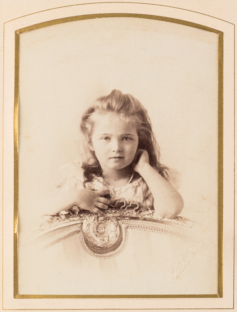 Detail of Grand Duchess Tatyana of Russia, 1901 by Anonymous