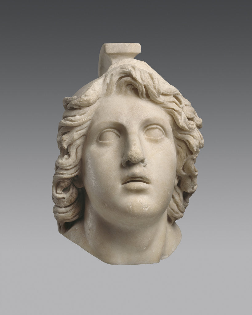 Detail of Head of Achilles (Roman copy from a Greek Original), ca 160 BC by Anonymous