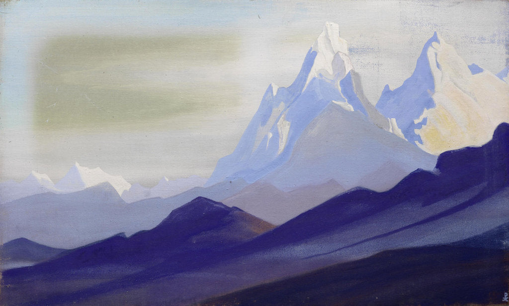Detail of Himalayas, 1940 by Anonymous