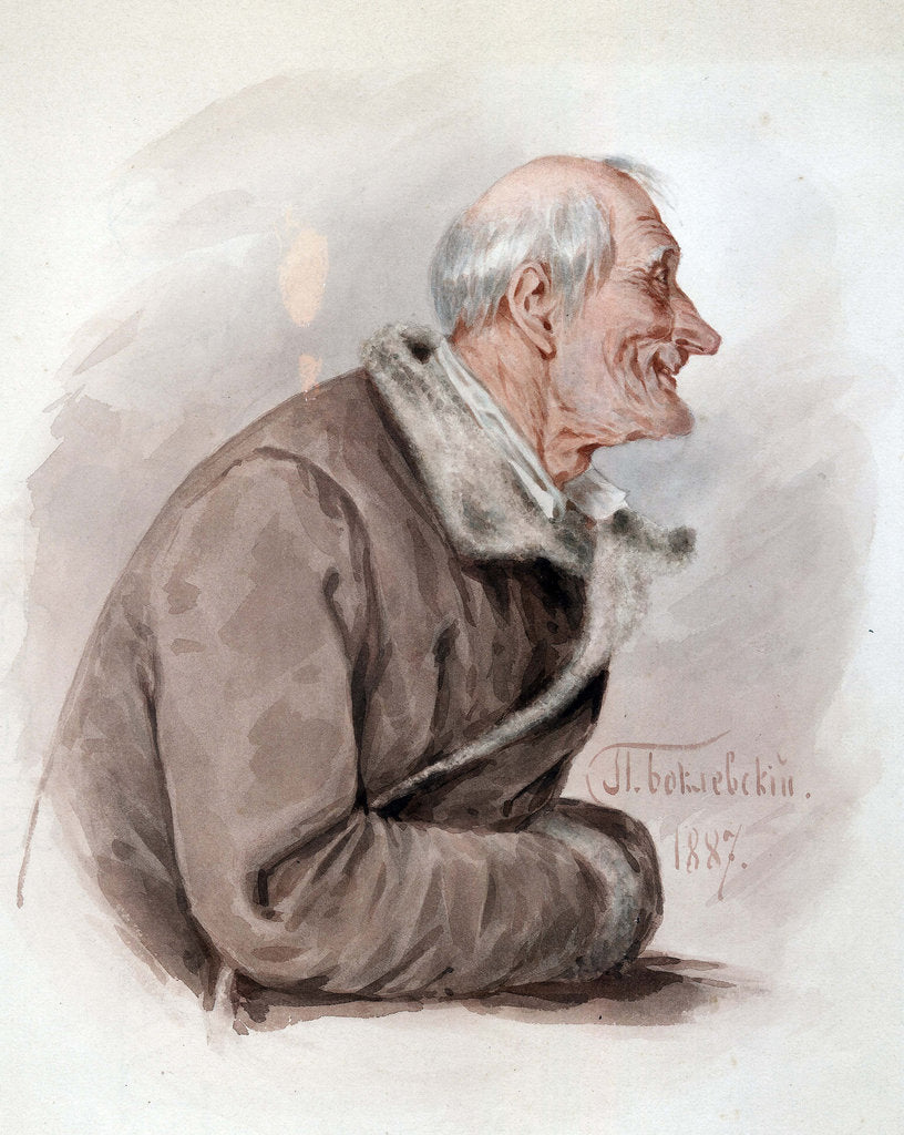 Detail of Illustration for the poem The Dead Souls by N. Gogol, Second Half of the 19th cen by Anonymous