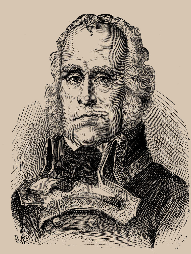 Detail of Jean Nicolas Houchard, 1889 by Anonymous
