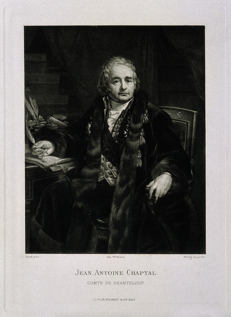 Detail of Jean-Antoine Chaptal, by Anonymous