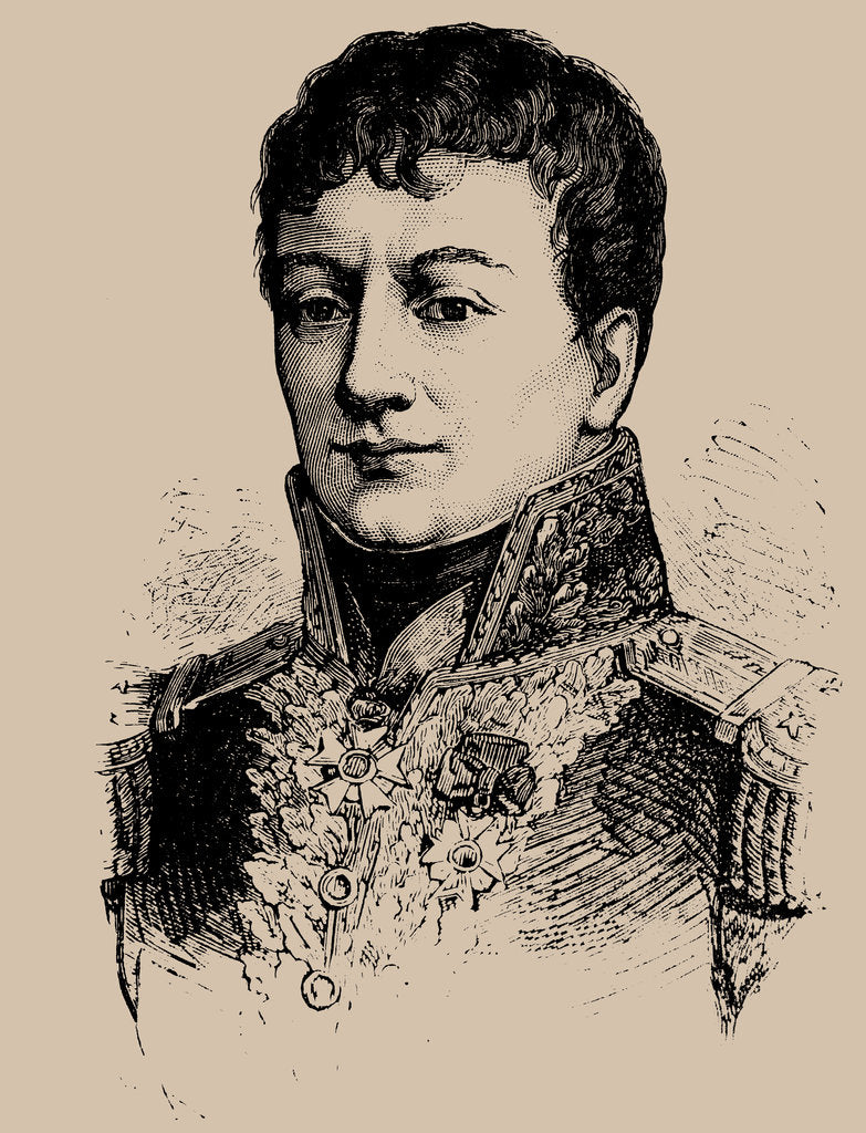 Detail of Jean-Baptiste Raymond de Lacrosse, 1889 by Anonymous