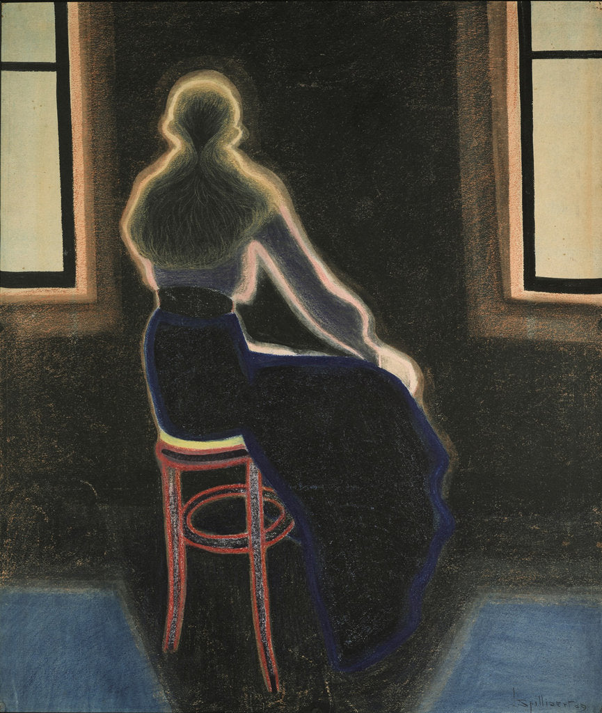 Detail of Jeune Femme sur un tabouret, 1909 by Anonymous