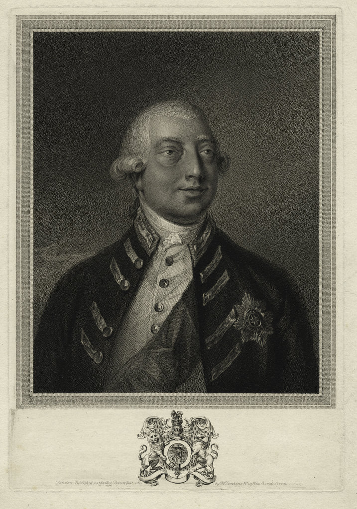 Detail of King George III of the United Kingdom, by Anonymous