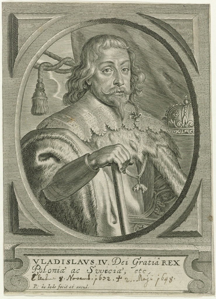 Detail of King Wladyslaw IV Vasa of Poland, Mid of 17th cen by Anonymous