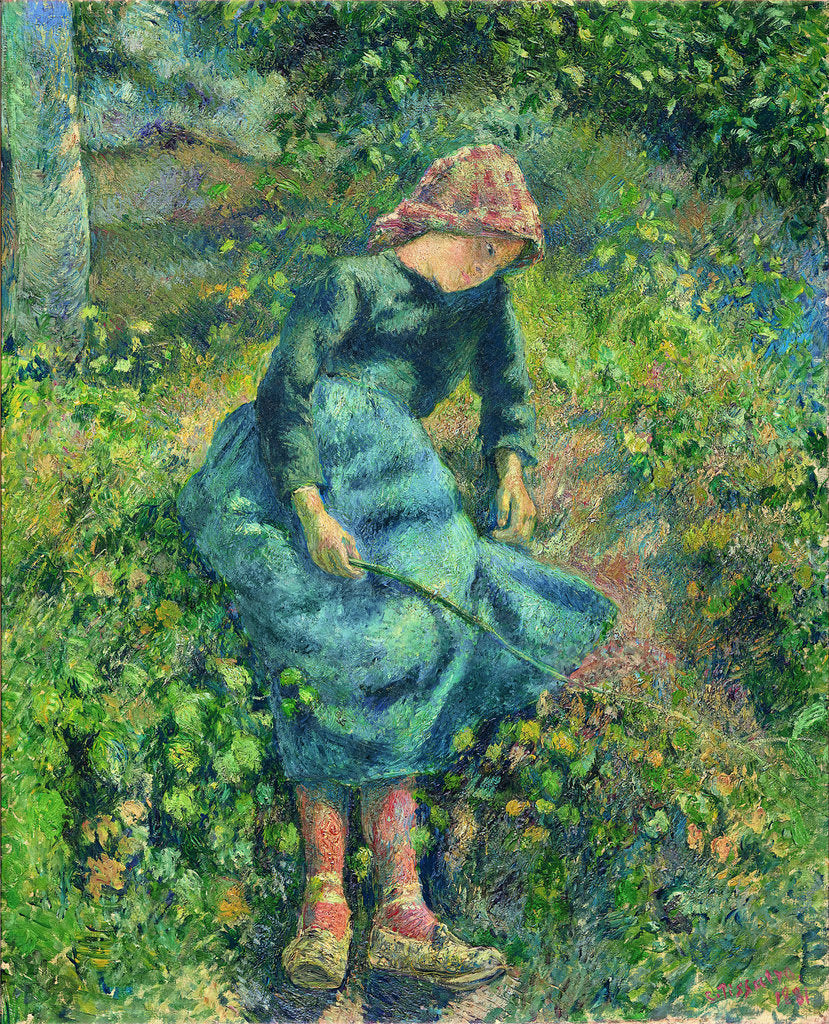 Detail of La bergère, 1881 by Anonymous