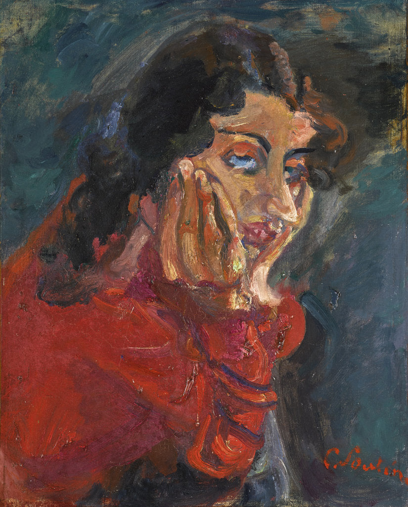 Detail of La femme accoudé (Gerda Groth), ca 1937 by Anonymous