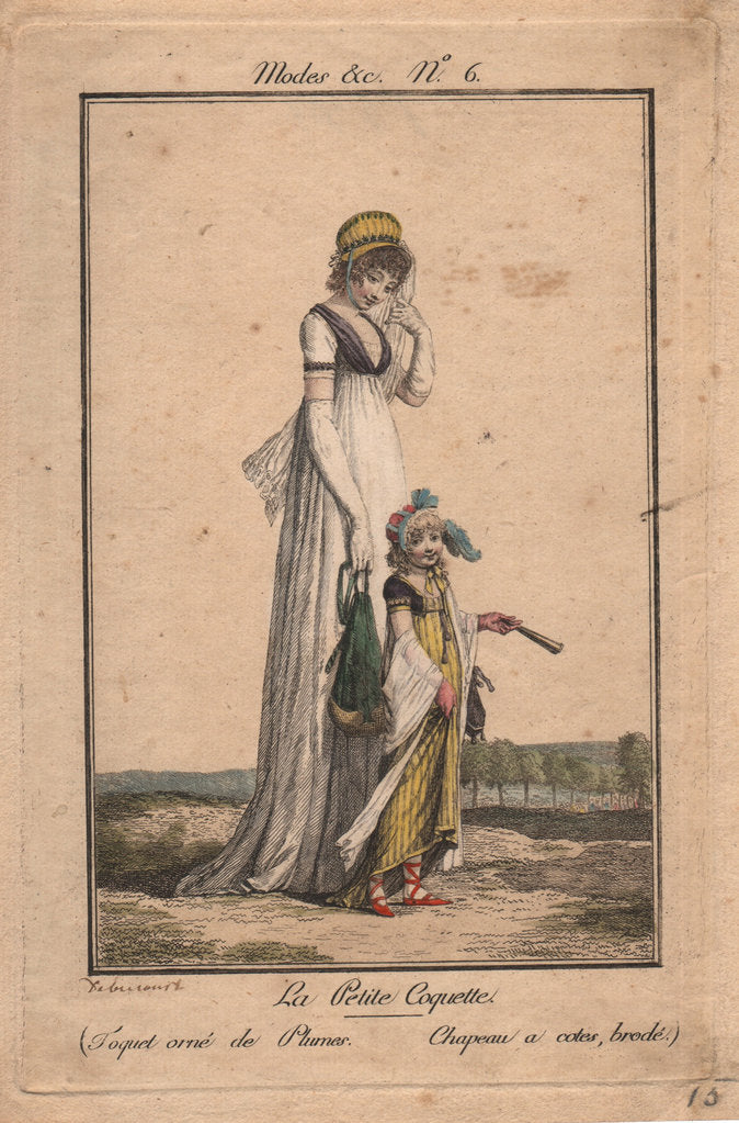 Detail of La Petite Coquette, 1800 by Anonymous