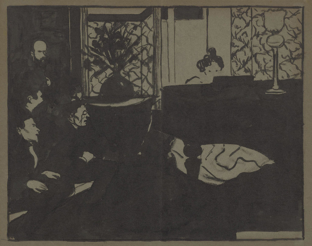 Detail of La Symphonie. (Misia), 1897 by Anonymous