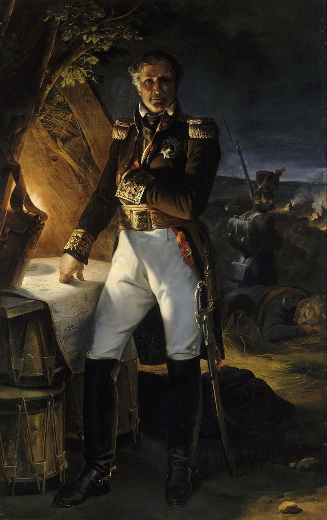 Detail of Laurent de Gouvion-Saint-Cyr, 1821 by Anonymous