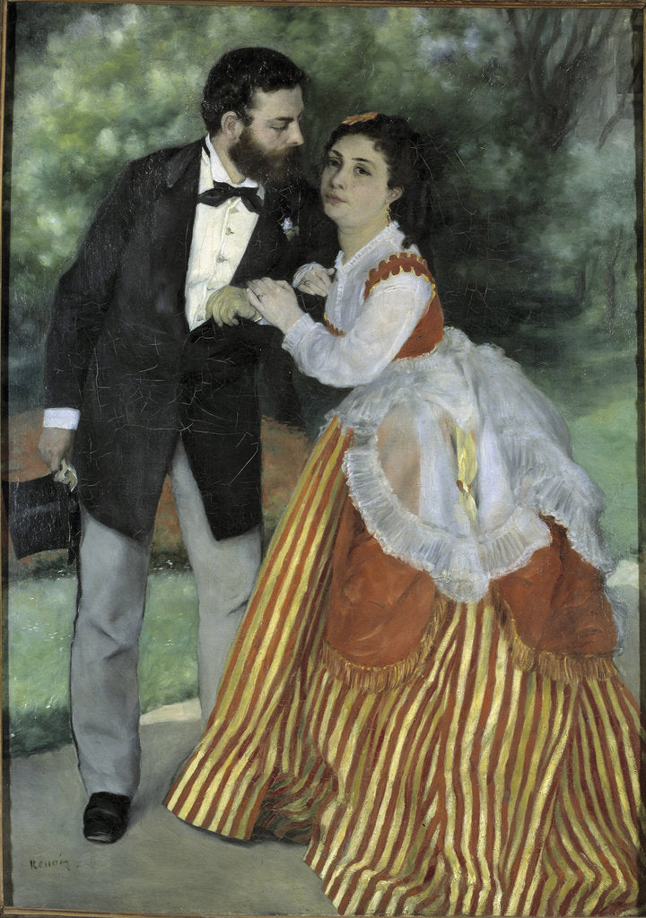 Detail of Le Couple, 1868 by Anonymous