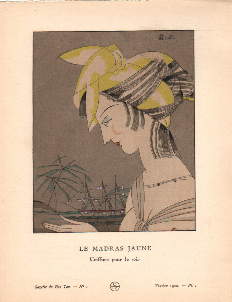 Detail of Le Madras jaune, 1920 by Anonymous