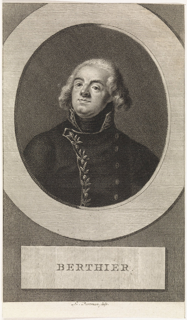 Detail of Louis Alexandre Berthier, Prince de Wagram, Duc de Valangin, Prince of Neuchâtel, Marsha by Anonymous