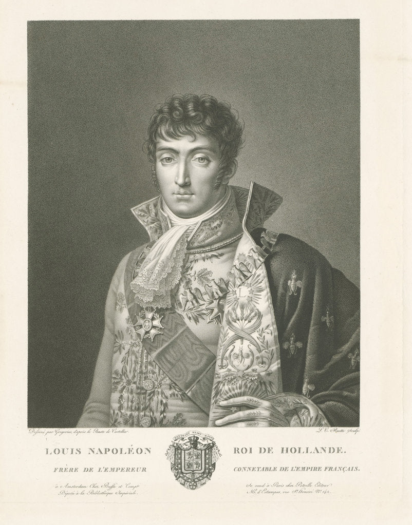 Detail of Louis Napoléon Bonaparte, King of Holland, c. 1800 by Anonymous