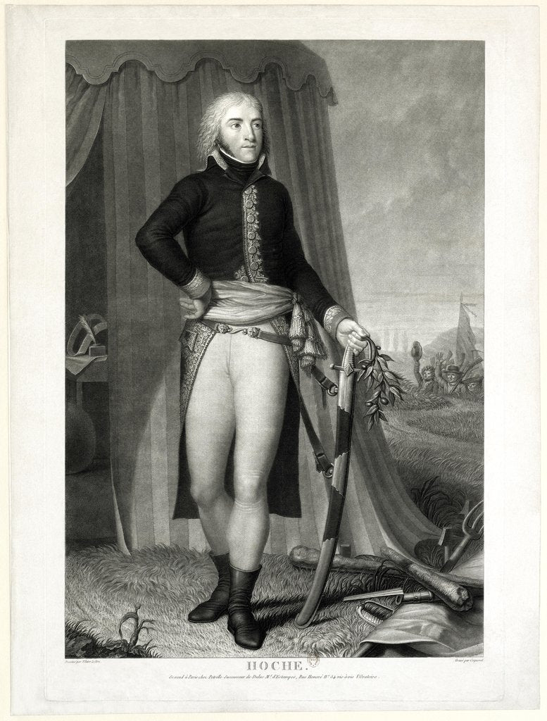 Detail of Louis-Lazare Hoche, Early 19th cen by Anonymous