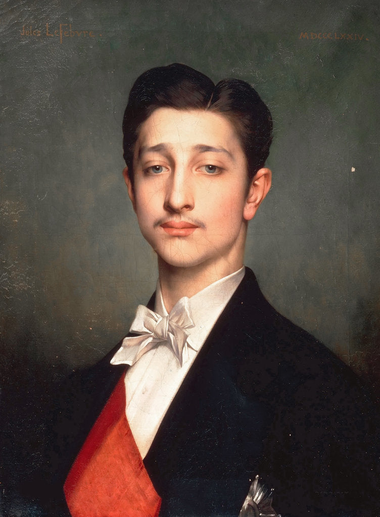 Detail of Louis-Napoléon Bonaparte, Prince Imperial, 1874 by Anonymous