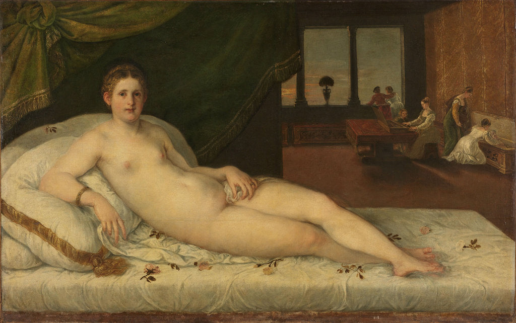Detail of Lying Venus, c. 1550 by Anonymous