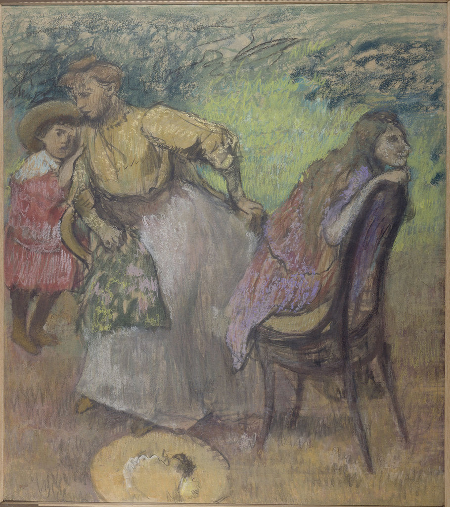 Detail of Madame Alexis Rouart and her children, c. 1905 by Anonymous