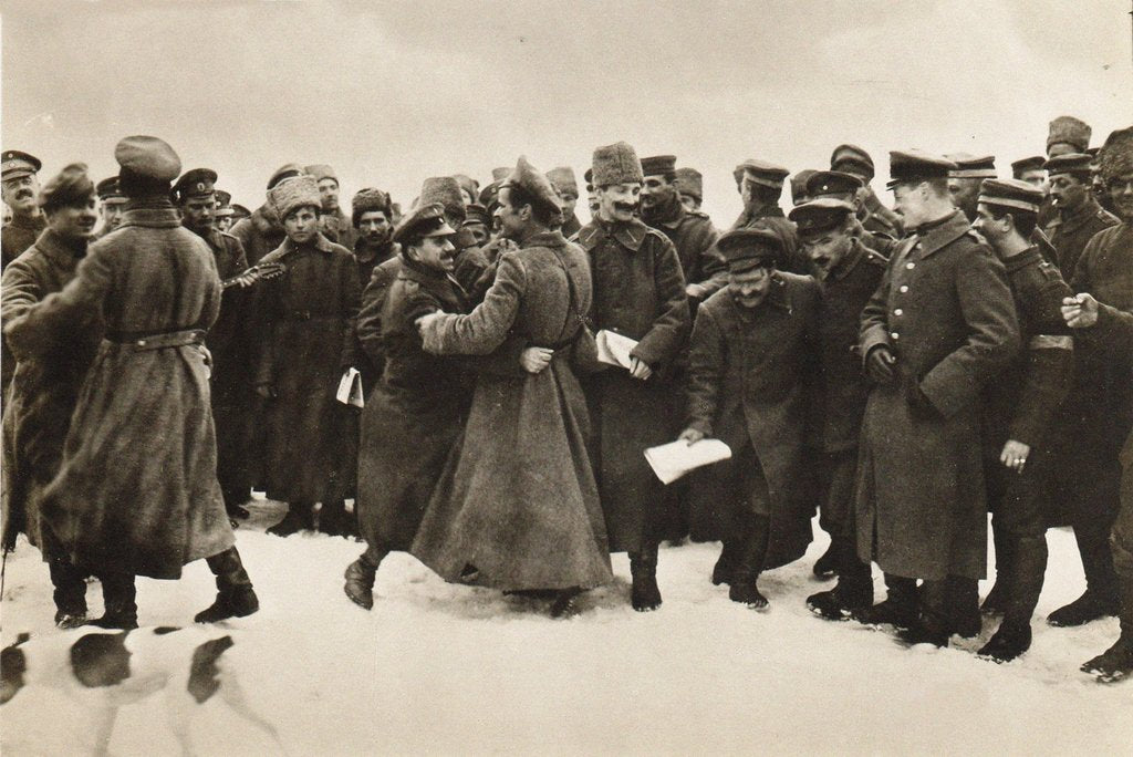 Detail of March 3, 1918 on the eastern front of the First World War, 1918 by Anonymous