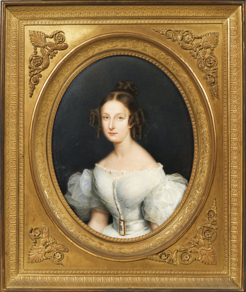 Detail of Marie dOrléans, duchess of Württemberg, c. 1830 by Anonymous