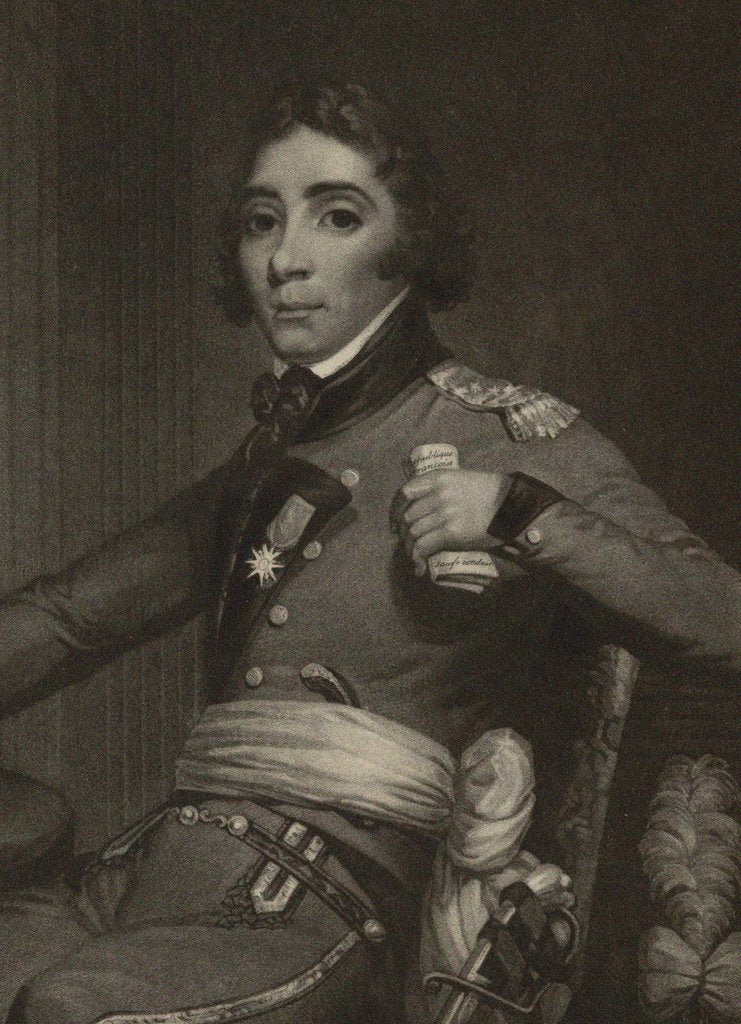 Detail of Marie Pierre Louis de Frotté, 1800 by Anonymous