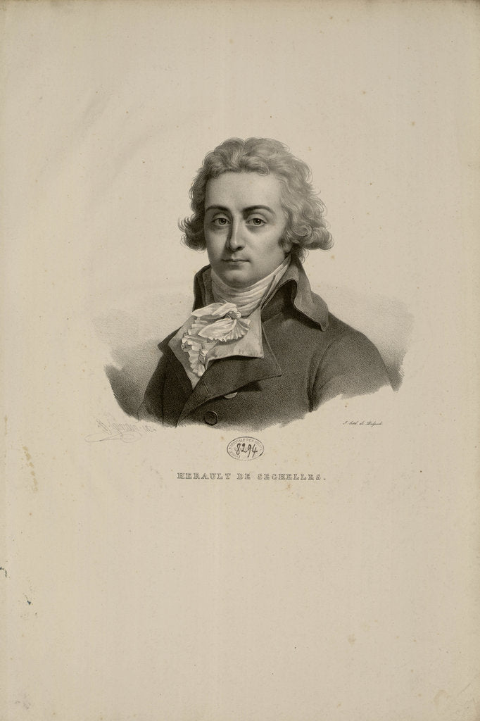 Detail of Marie-Jean Hérault de Séchelles, by Anonymous