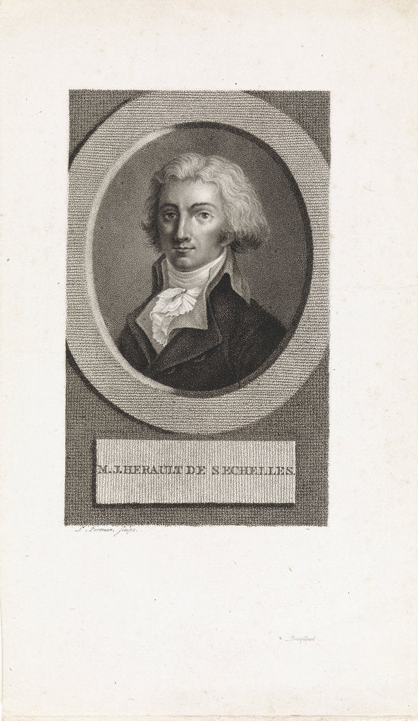 Detail of Marie-Jean Hérault de Séchelles, 1803 by Anonymous