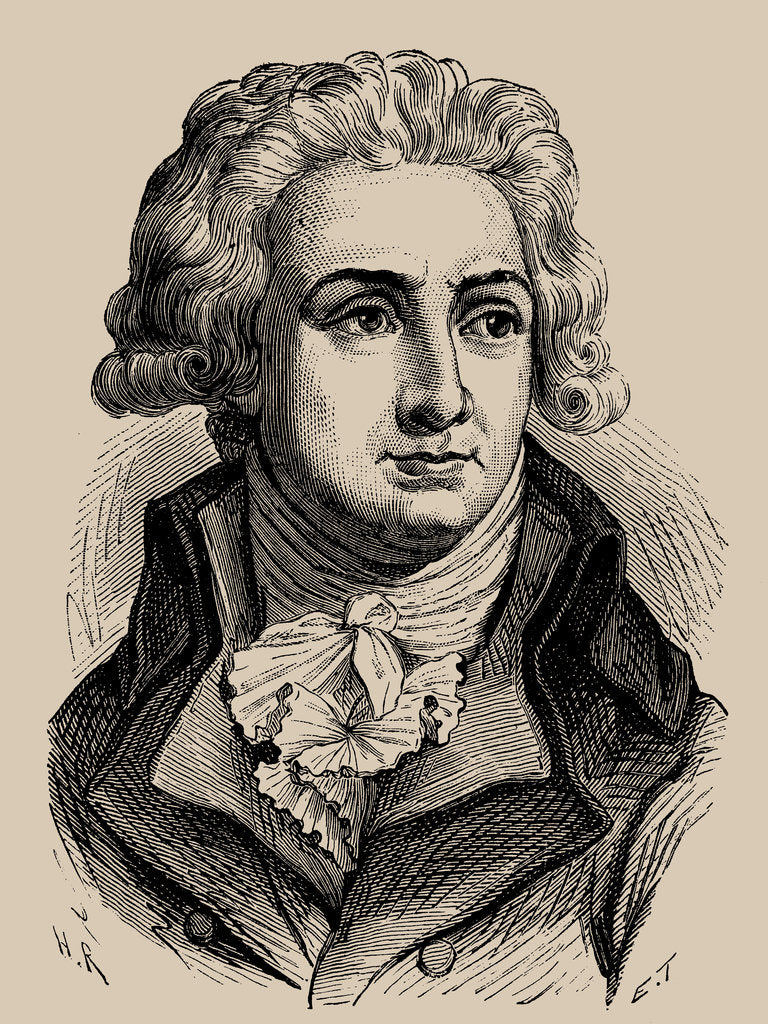 Detail of Marie-Jean Hérault de Séchelles, 1889 by Anonymous