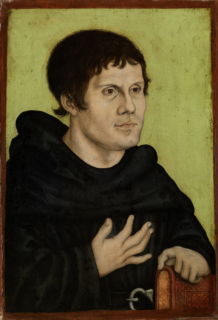 Detail of Martin Luther as an Augustinian Monk, Second half of the16th cen by Anonymous