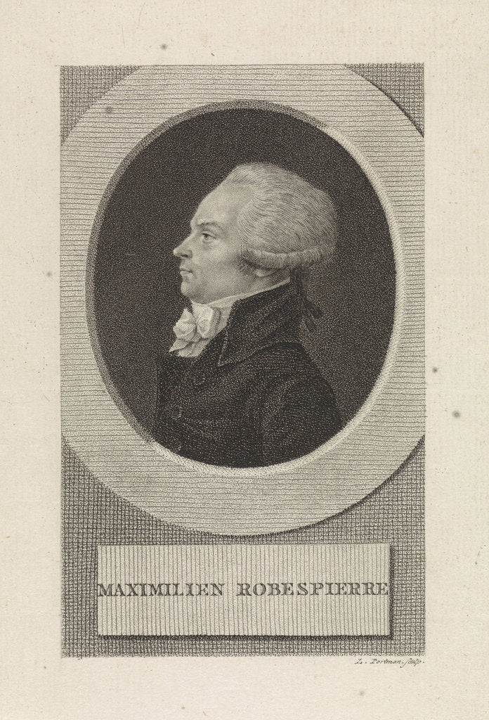 Detail of Maximilien de Robespierre, 1805 by Anonymous