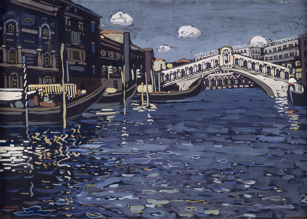 Detail of Memory from Venice 4 (Ponte di Rialto), 1904 by Anonymous