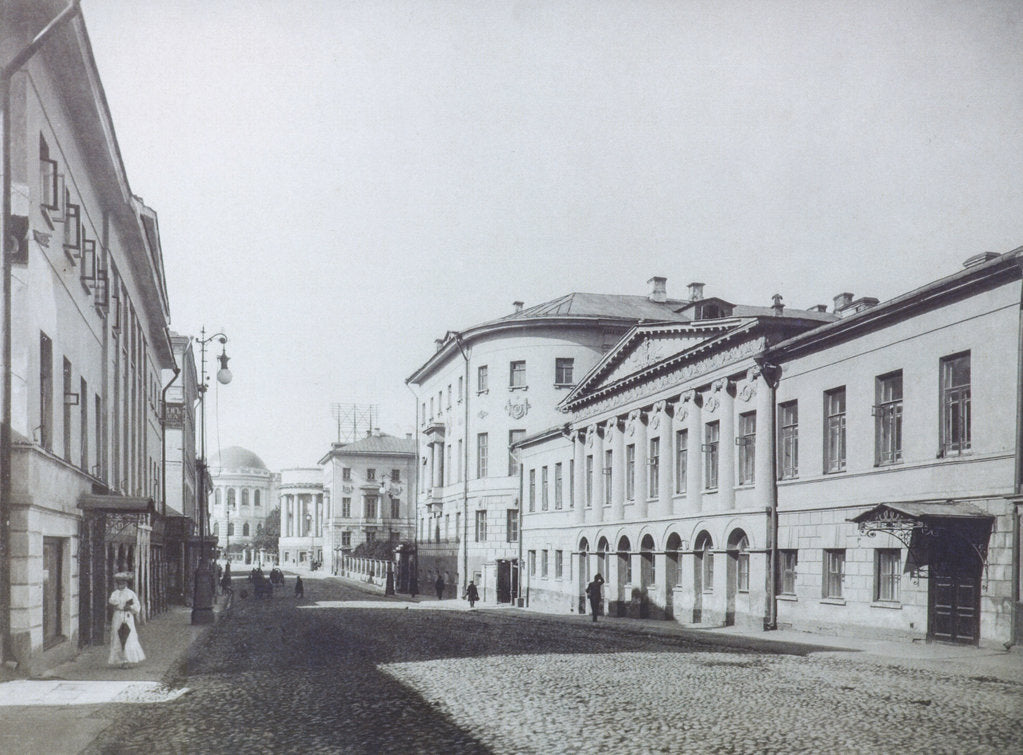 Detail of Mokhovaya Street in Moscow, 1890s by Anonymous