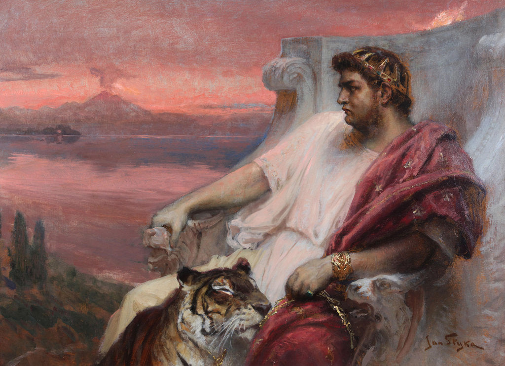Detail of Nero at Baiae, c. 1900 by Anonymous