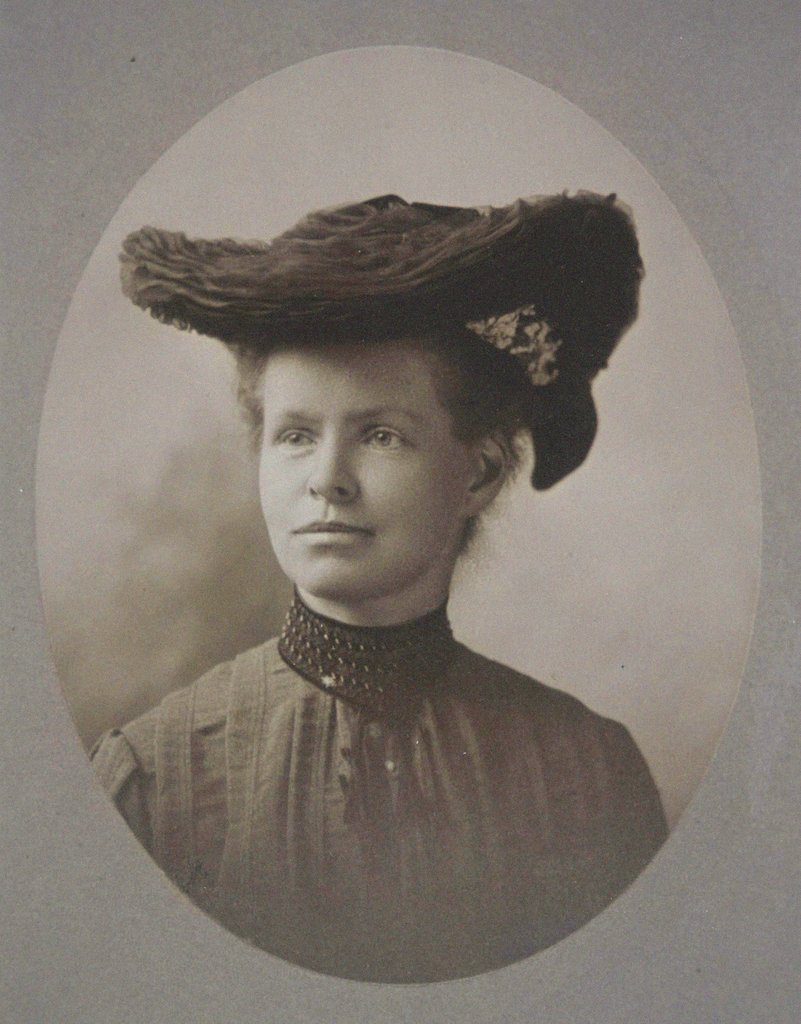 Detail of Nettie Maria Stevens, 1904 by Anonymous