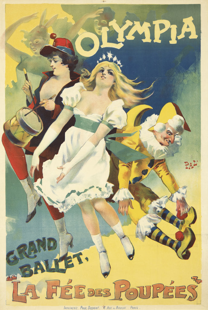 Detail of Olympia (Poster), 1894 by Anonymous