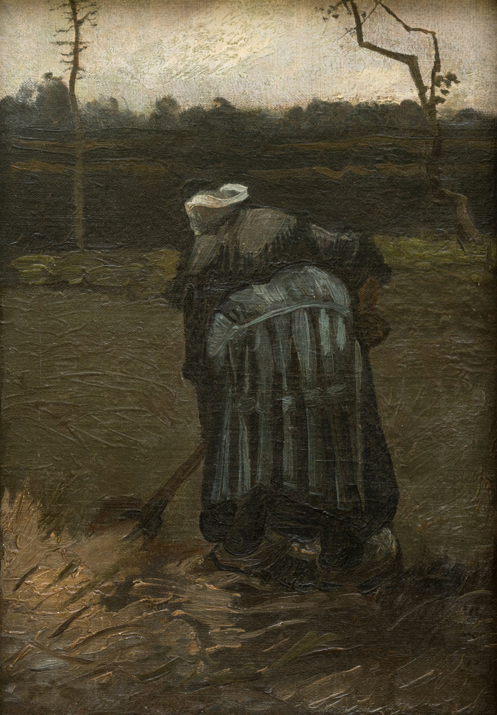 Detail of Peasant Woman Digging, 1885 by Anonymous