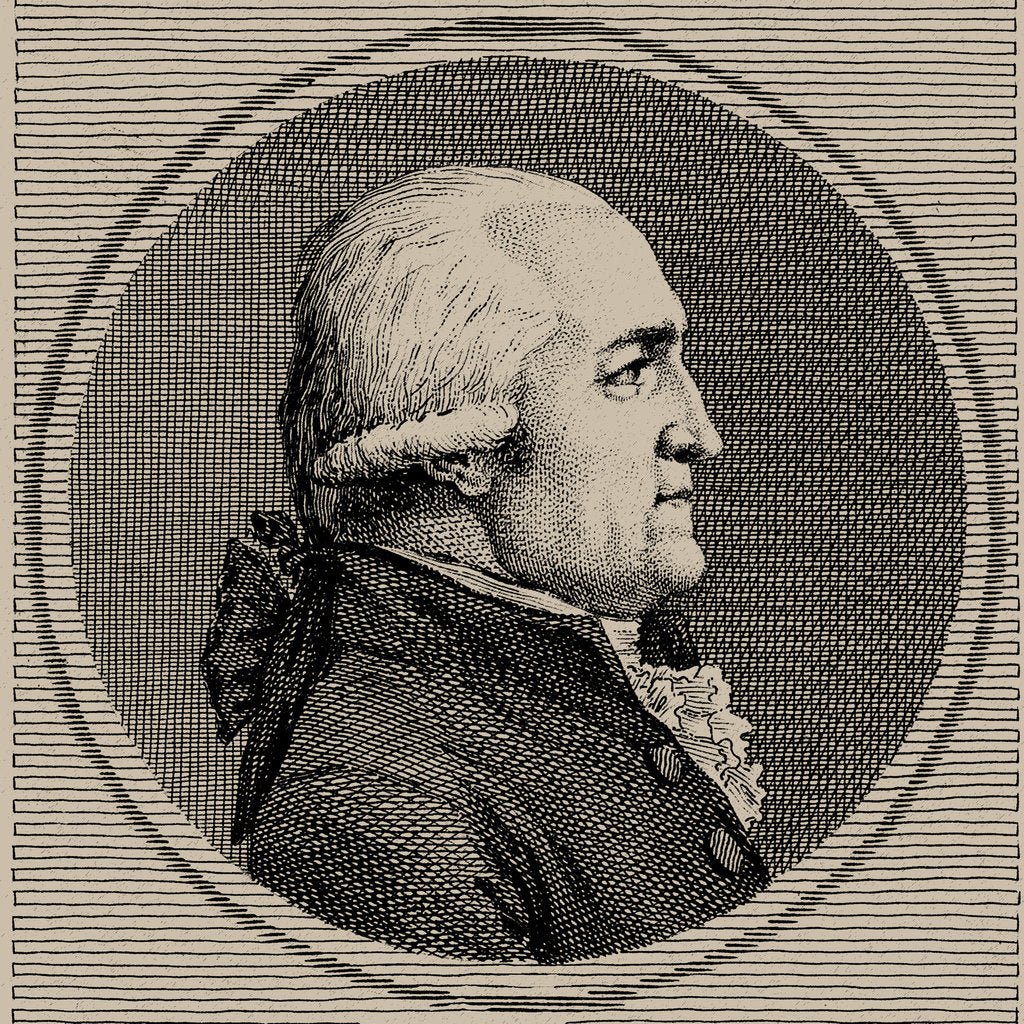 Detail of Pierre Samuel Du Pont de Nemours, 1789 by Anonymous