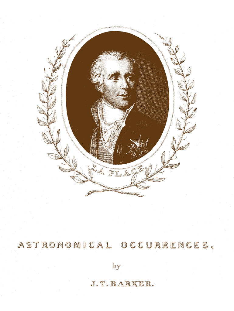 Detail of Pierre Simon Marquis de Laplace, by Anonymous