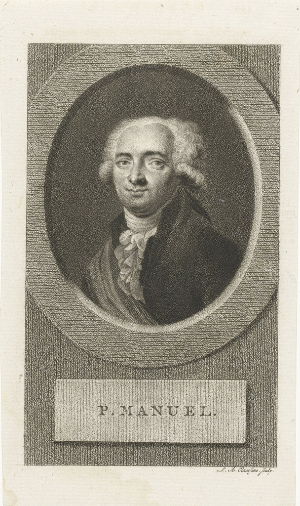Detail of Pierre-Louis Manuel, 1790s by Anonymous
