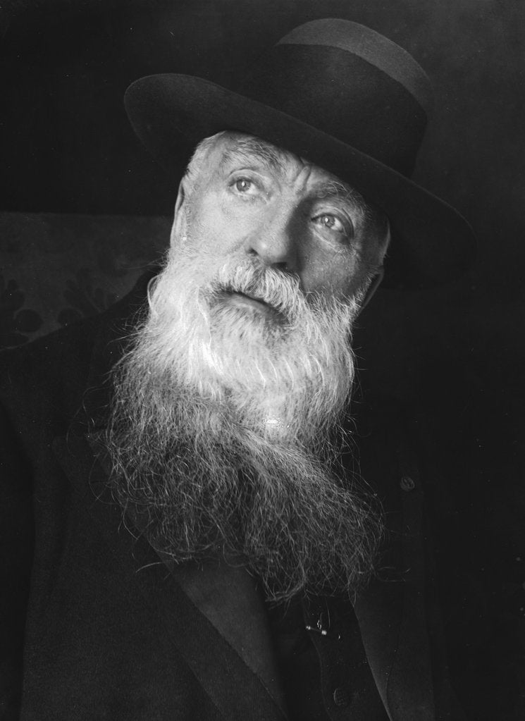 Detail of Portrait of Auguste Rodin, Between 1912 and 1917 by Anonymous