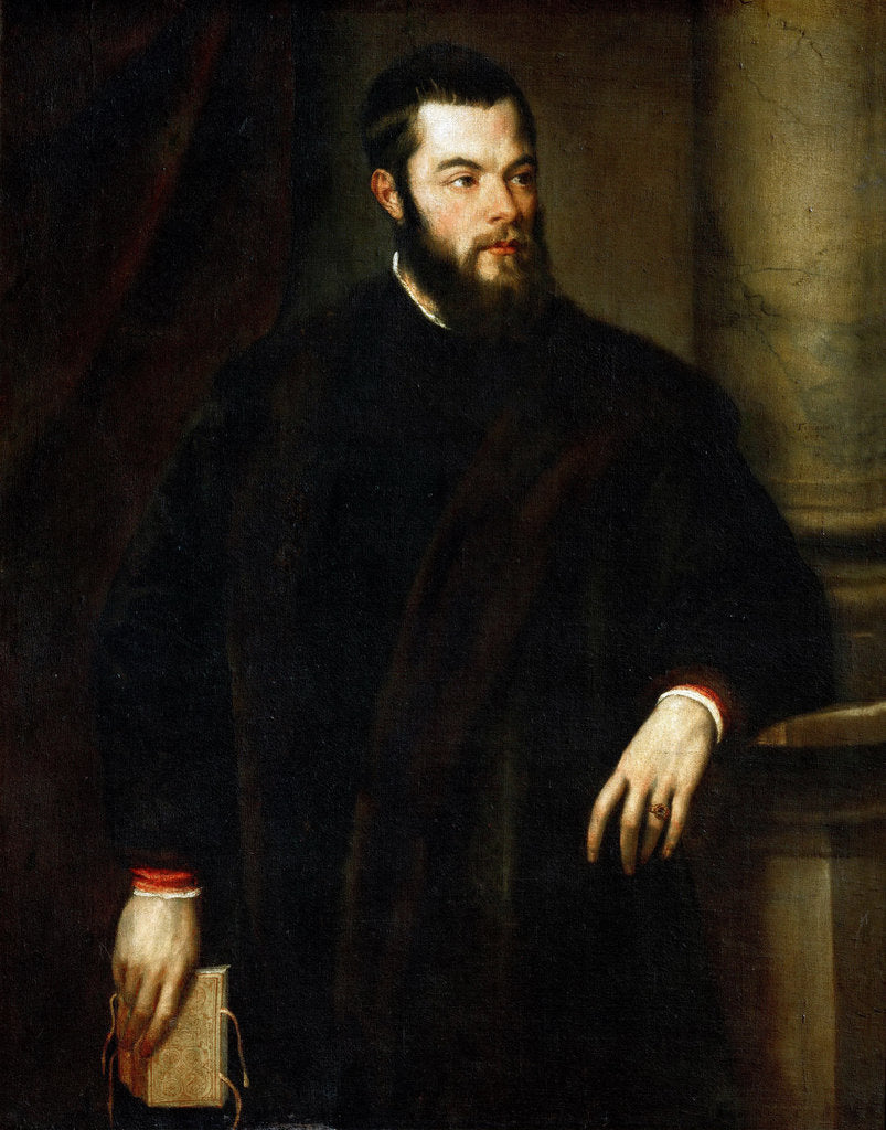 Detail of Portrait of Benedetto Varchi, c.1540 by Anonymous