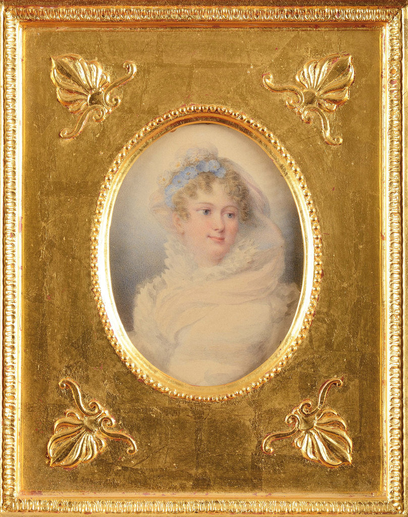 Detail of Portrait of Catherine Talleyrand, Princesse de Bénévent, 1821 by Anonymous