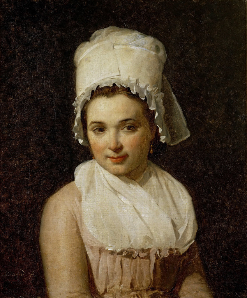 Detail of Portrait of Catherine-Marie-Jeanne Tallard, 1795 by Anonymous