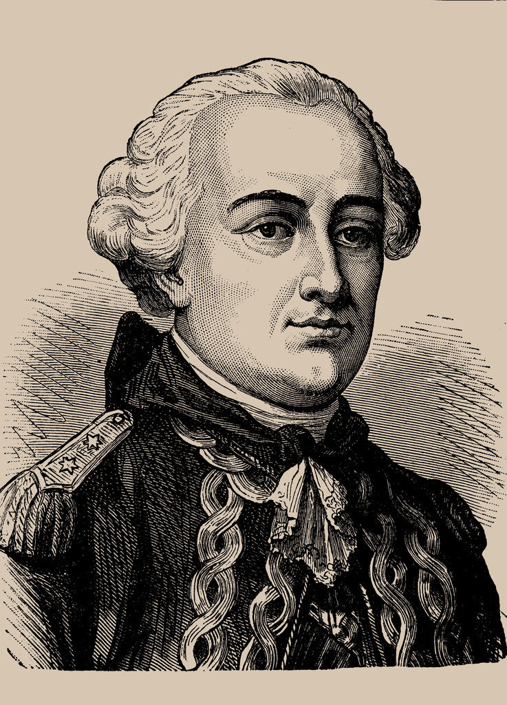 Detail of Portrait of Charles Hector, comte dEstaing, 1889 by Anonymous