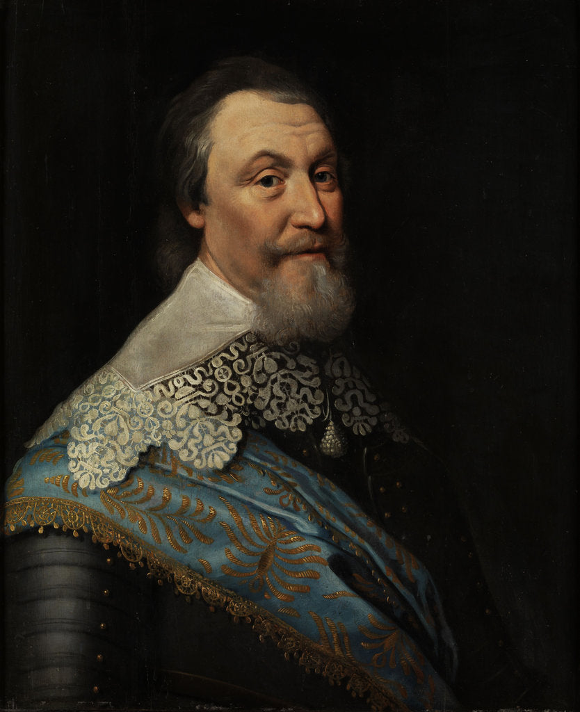 Detail of Portrait of Count Axel Oxenstierna, by Anonymous