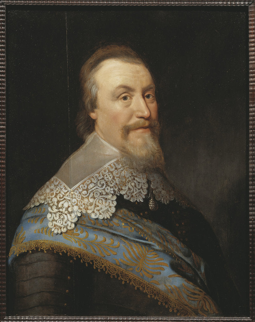 Detail of Portrait of Count Axel Oxenstierna, by Anonymous