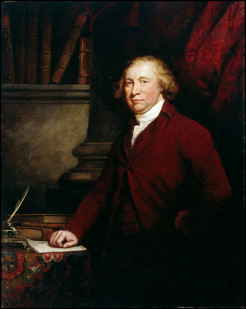 Detail of Portrait of Edmund Burke, by Anonymous