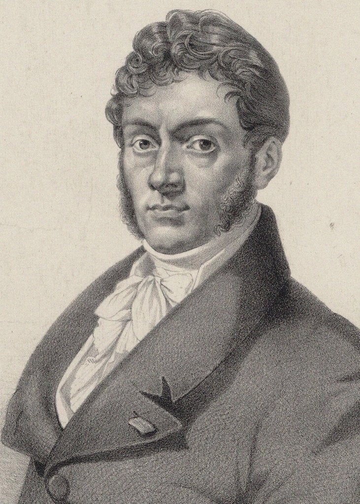 Detail of Portrait of Étienne-Nicolas Méhul, by Anonymous