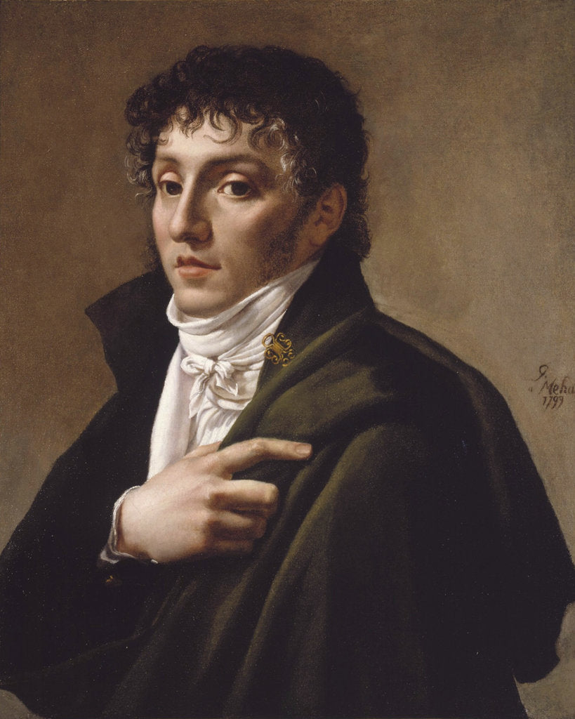 Detail of Portrait of Étienne-Nicolas Méhul, 1799 by Anonymous
